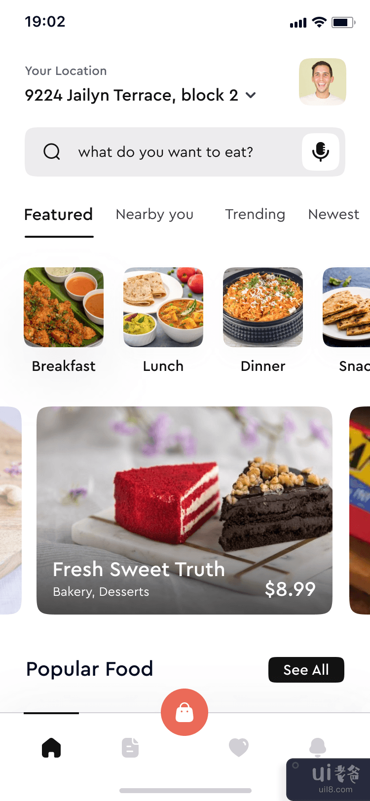 FreshBox - 高级食品订单应用程序 UI 套件(FreshBox - Premium Food Order App UI Kit)插图