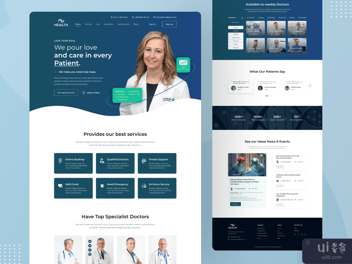 Doctor's Foundation Medical Landing Page