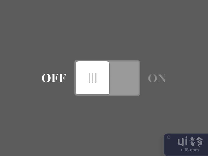 On Off Toggle Switch 按钮动画(On Off Toggle Switch Button Animation)插图
