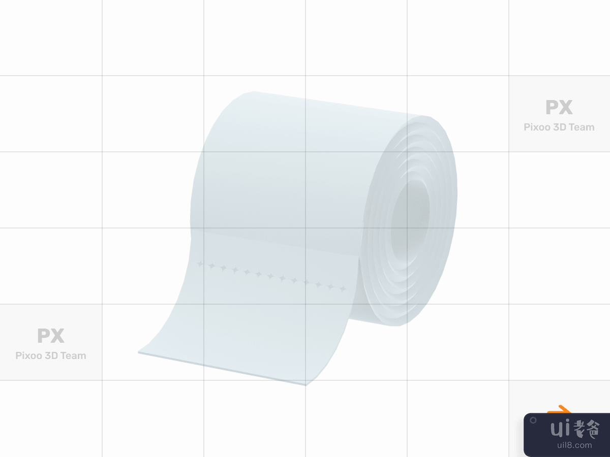 SehatYuk - 3D Healthcare Illustration Pack _ Toilet Paper