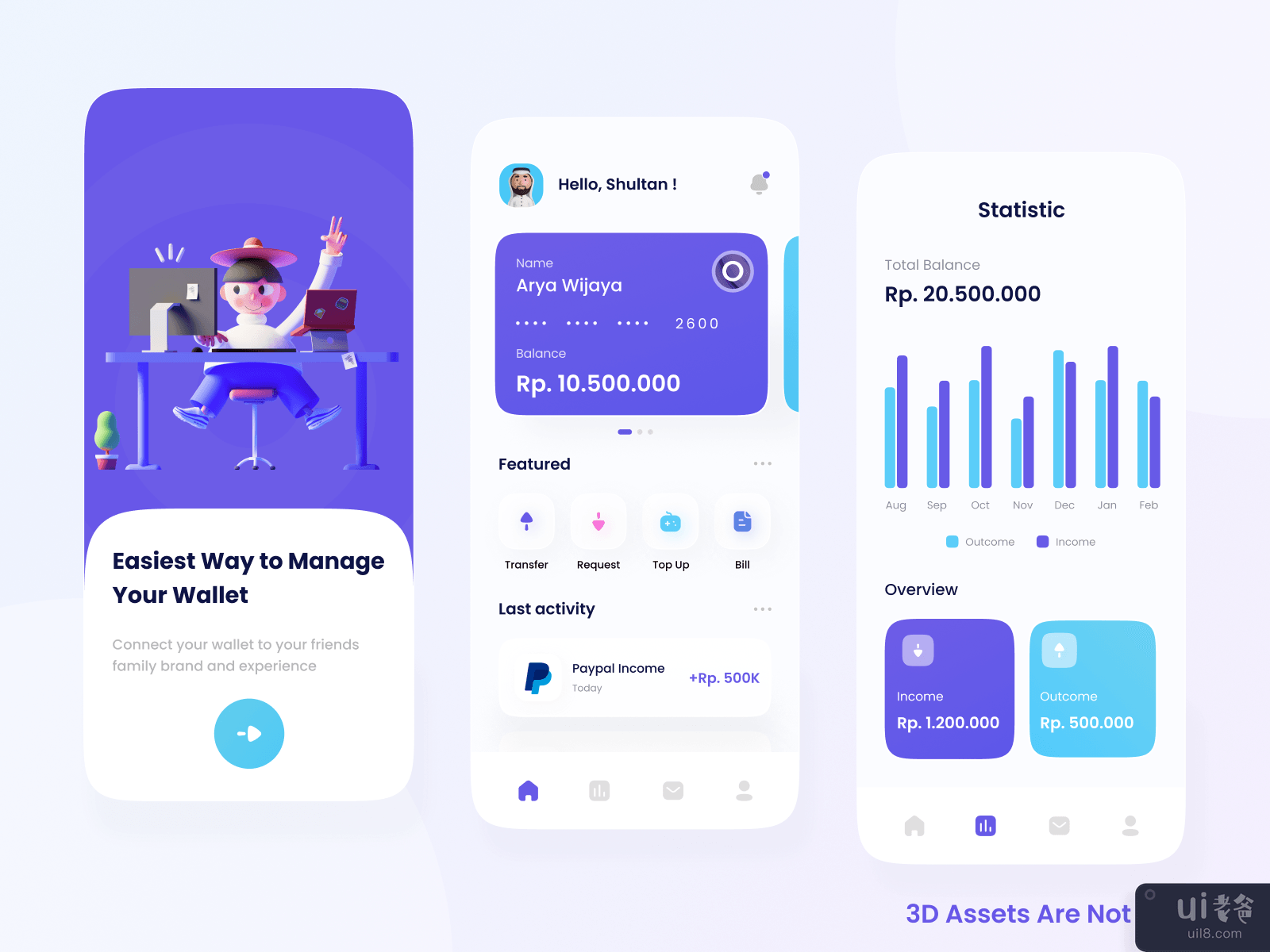 Wallet App Ui Kit