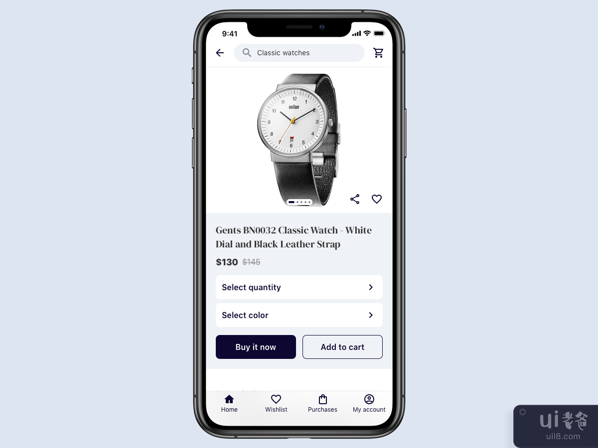 手表电商应用(E-commerce app for watches)插图