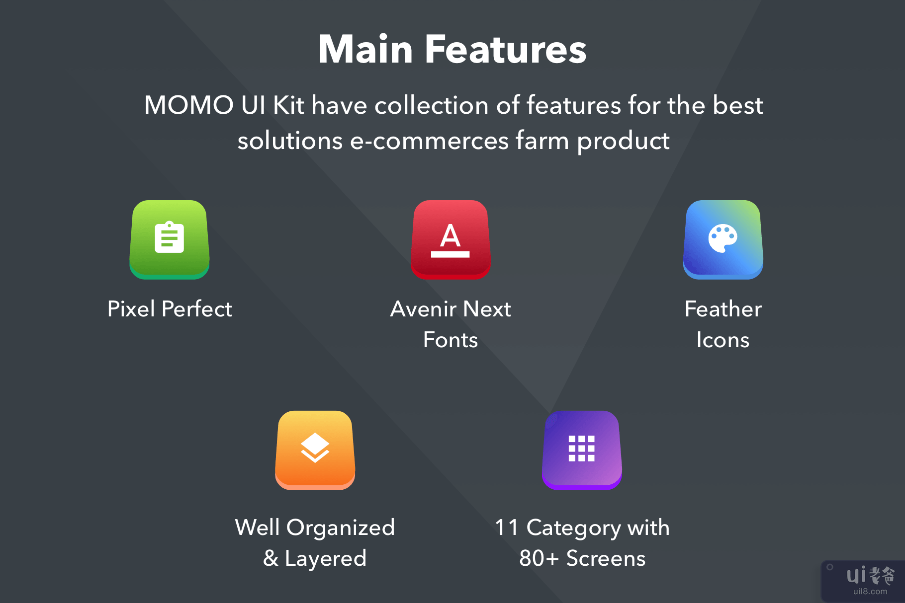 Momo UI Kit - 农产品电子商务(Momo UI Kit - Ecommerce for farming product)插图1