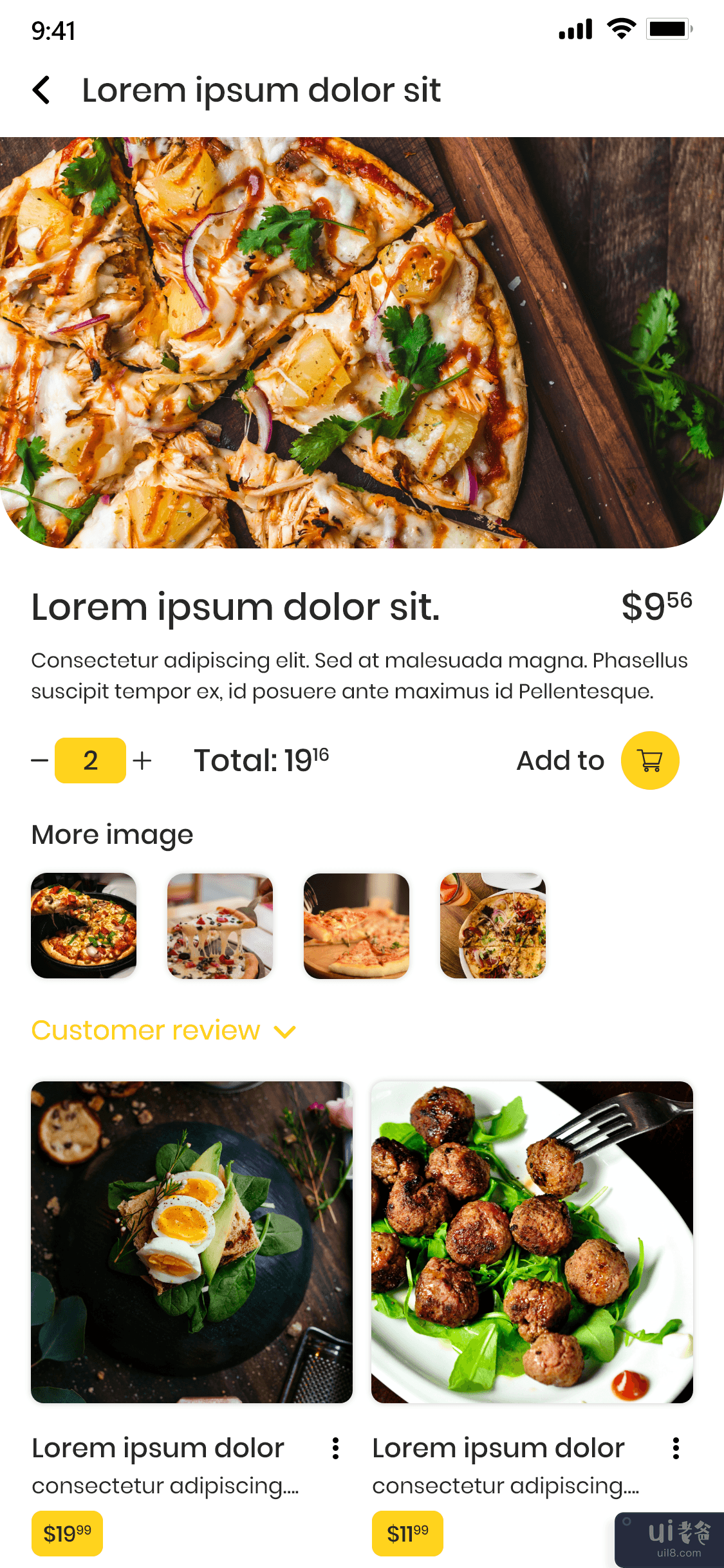 Hunged - 送餐应用(Hungered - Food delivery app)插图