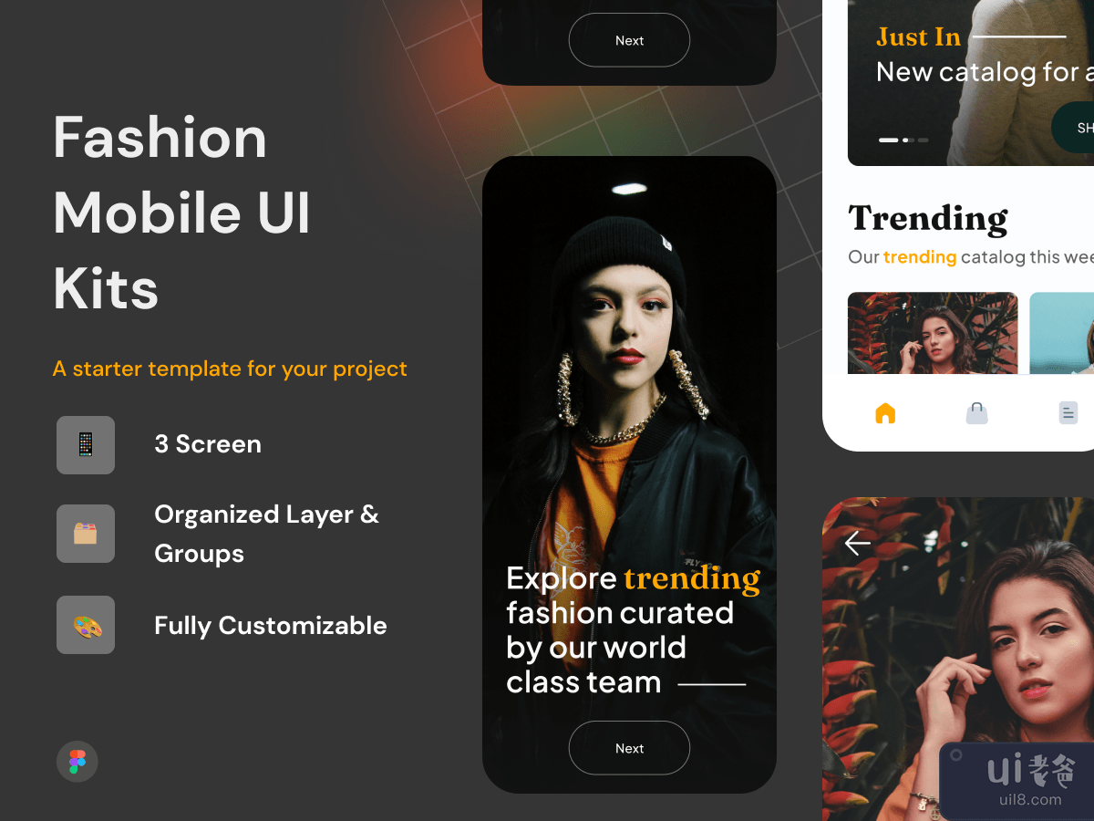 Fashion Mobile UI Kits