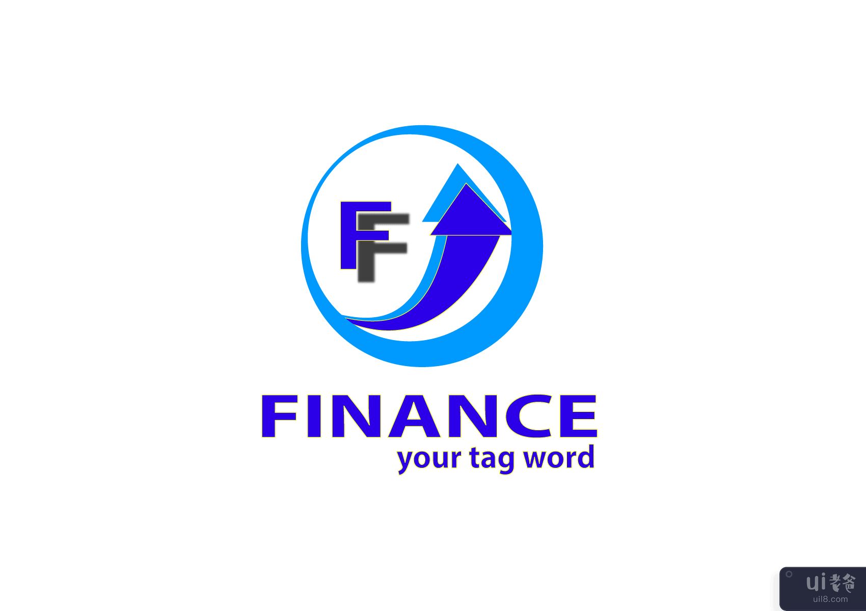 企业财务标志模板(Corporate Finance logo Template)插图