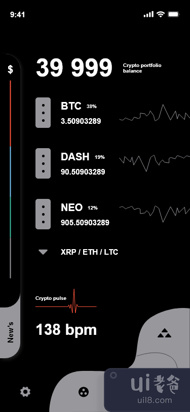 加密脉冲用户界面(Crypto Pulse UI)插图