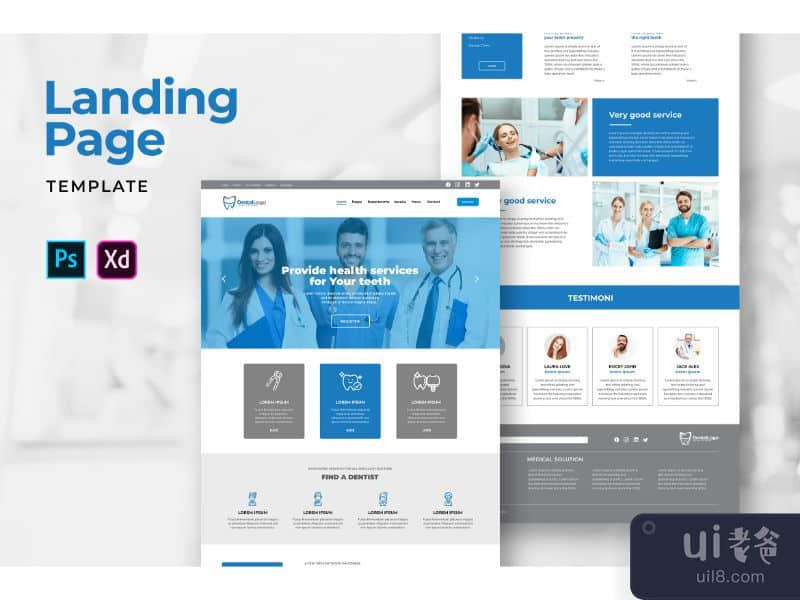 Health Medical Landing Page Templates