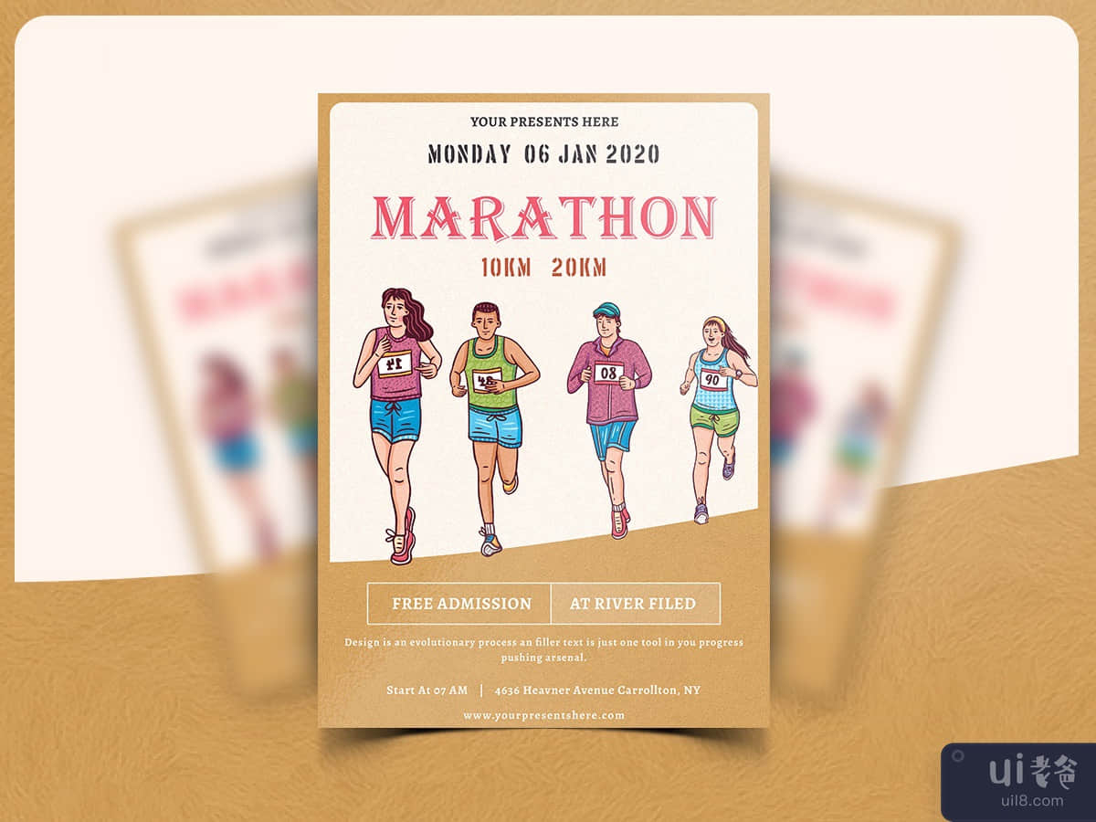 Marathon Event Flyer Template-14