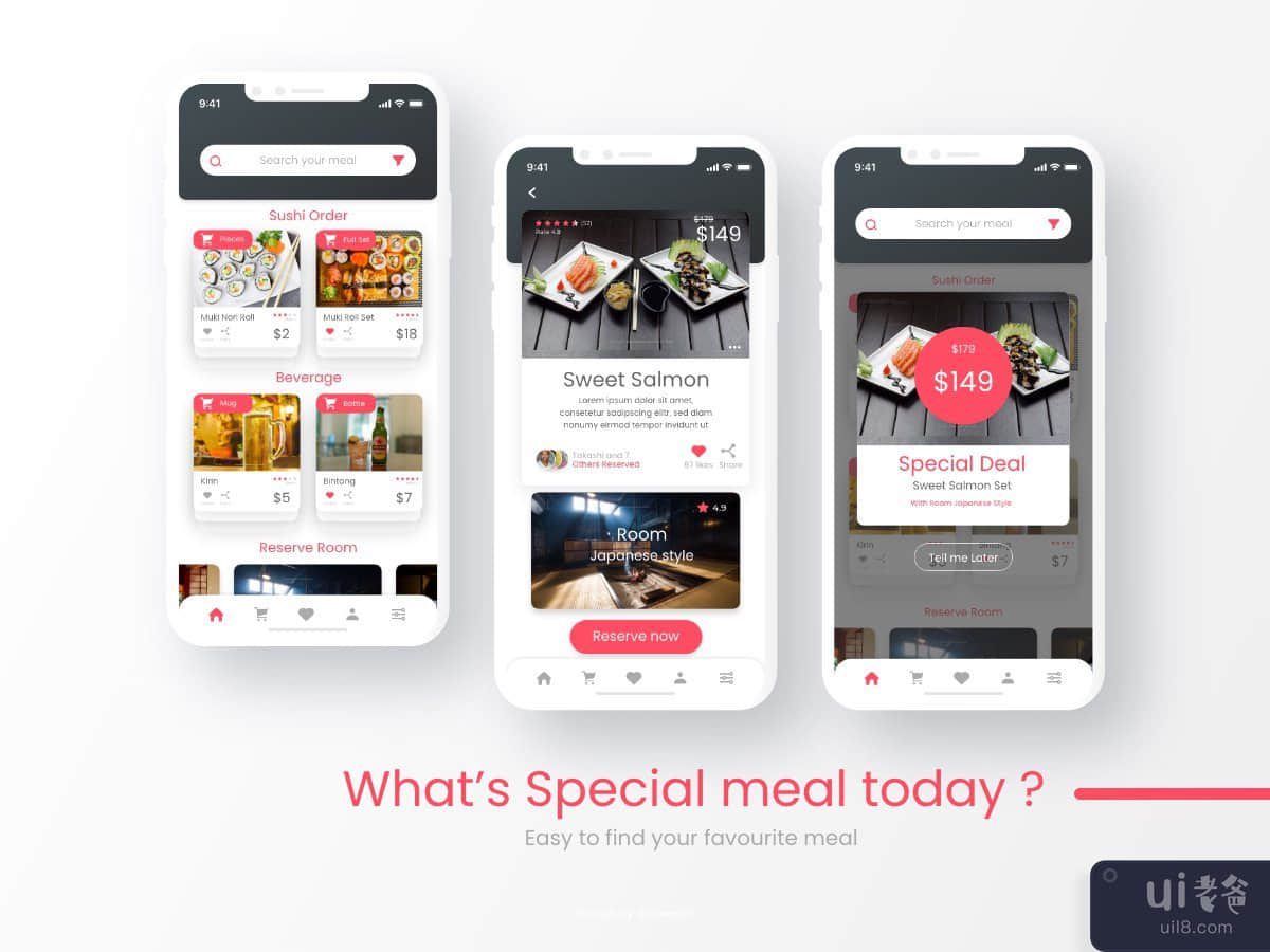 移动寿司餐厅应用挑战(Sushi Restaurant App Challenge for Mobile)插图3