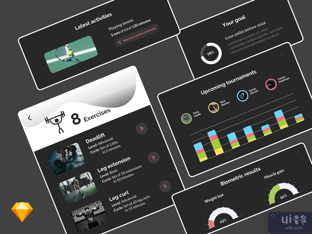 Workout Training UI Components