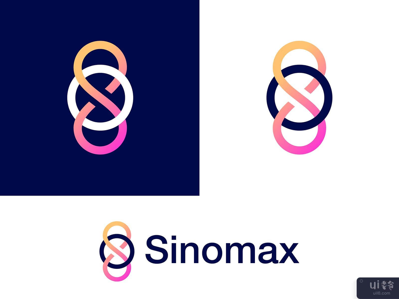 S & O letter logo concept for Sinomax