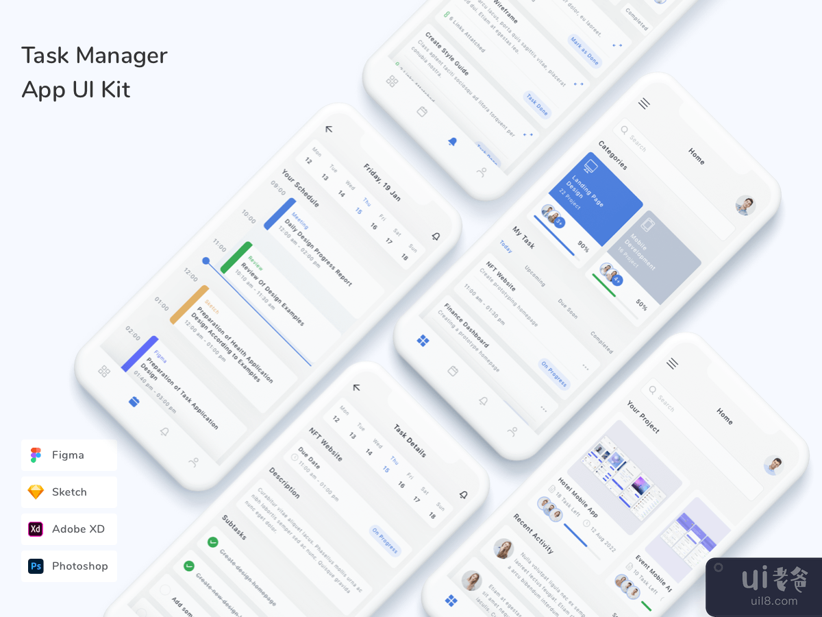 Task Manager App UI Kit