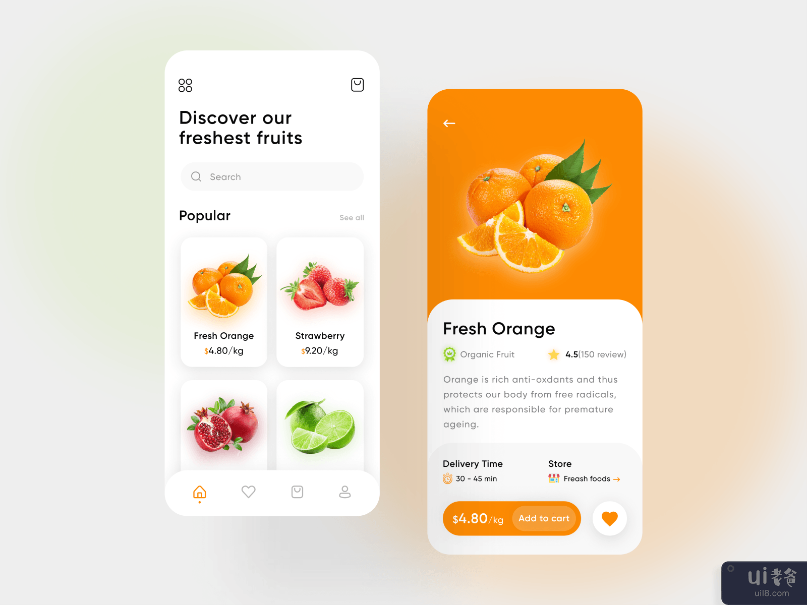 Fruit shop app