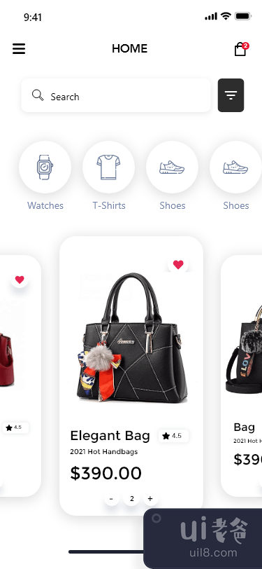在线女士包包店 - 情人节店 - 电子商务(Online Ladies Bag Shop - valentine day Shop - Ecommerce)插图3