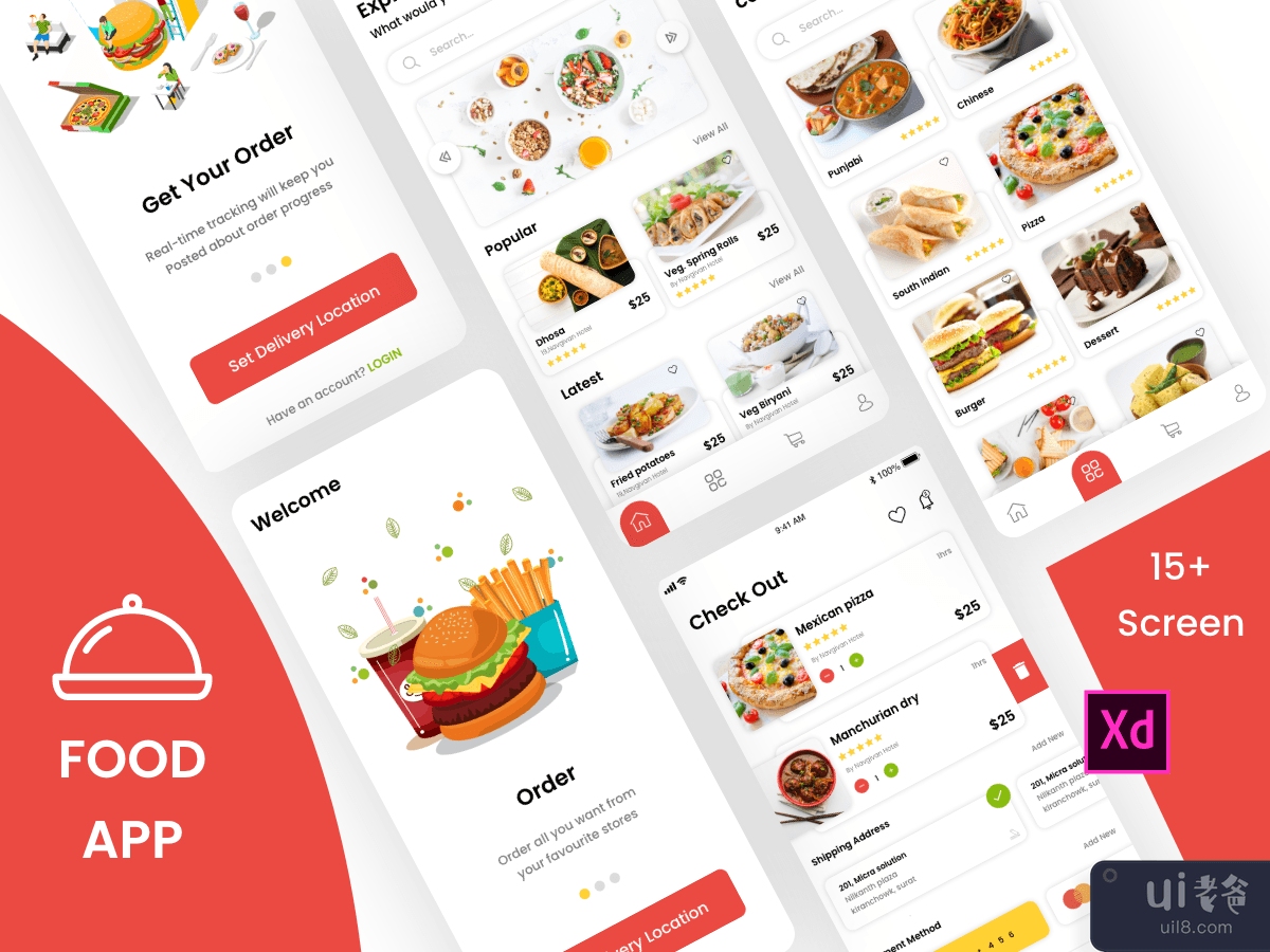 美食应用(Food App)插图4