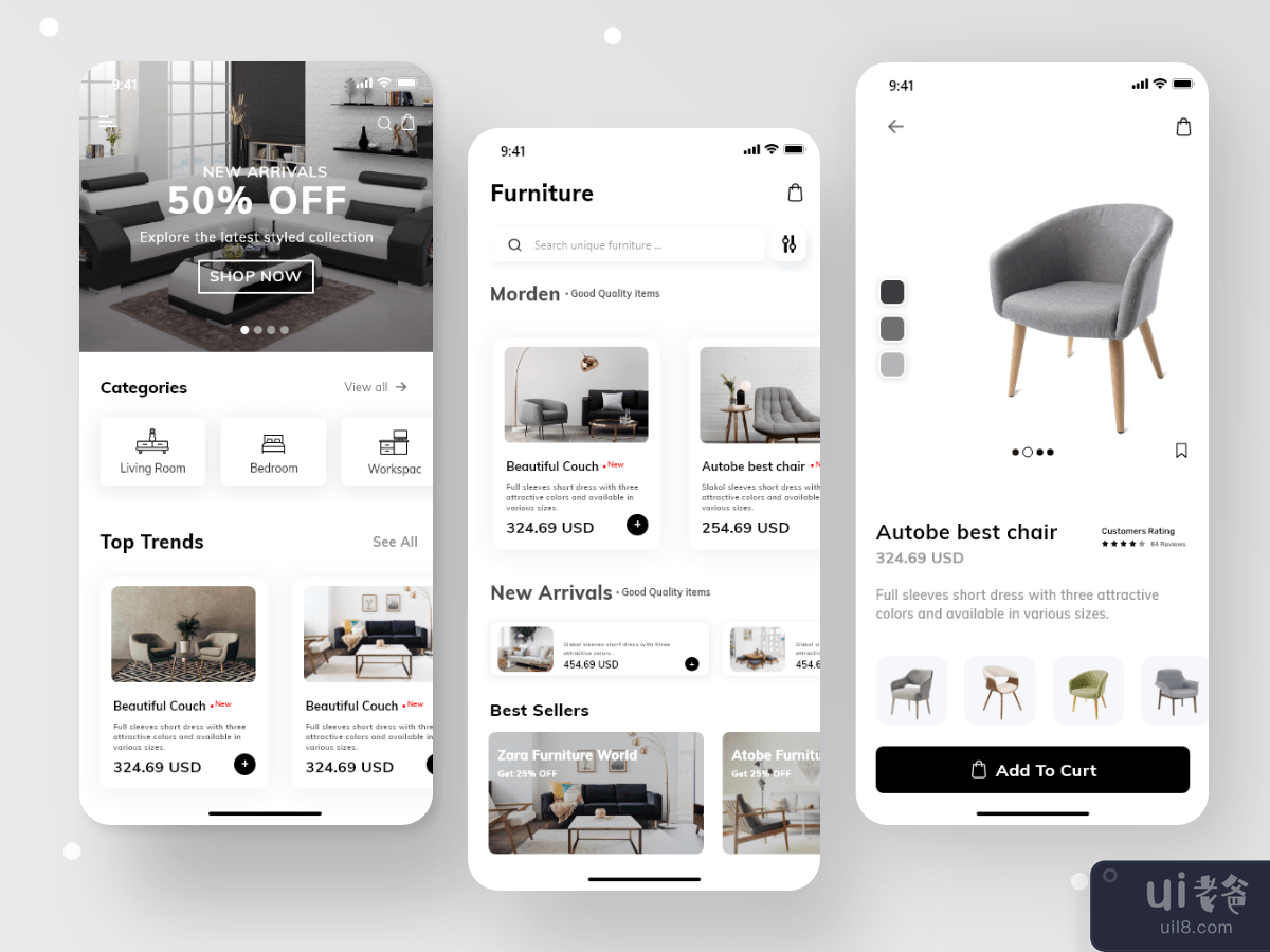 Furniture UI Design