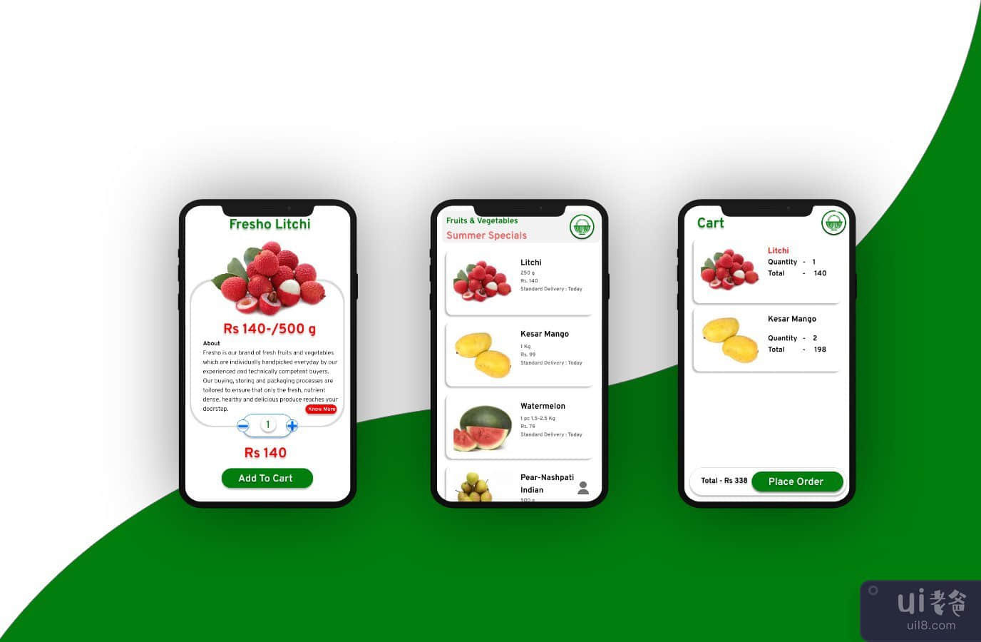 杂货购物应用(Groceries Shopping App)插图4