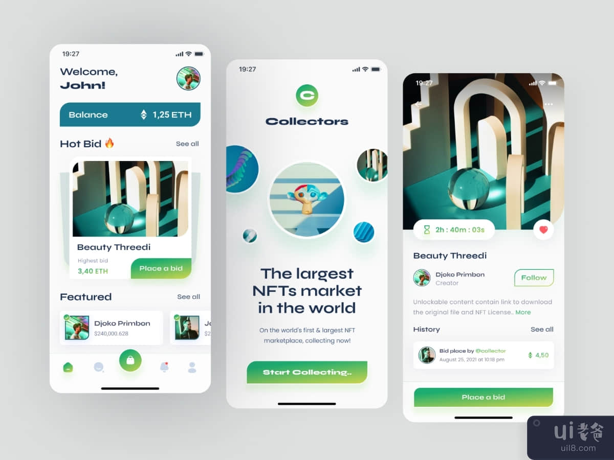 Collectors NFT Mobile App