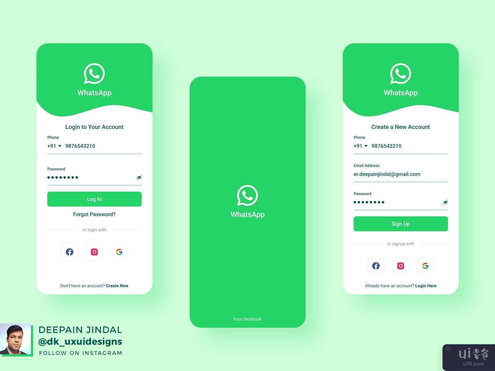 WhatsApp 应用程序重新设计(WhatsApp Application Redesign)插图