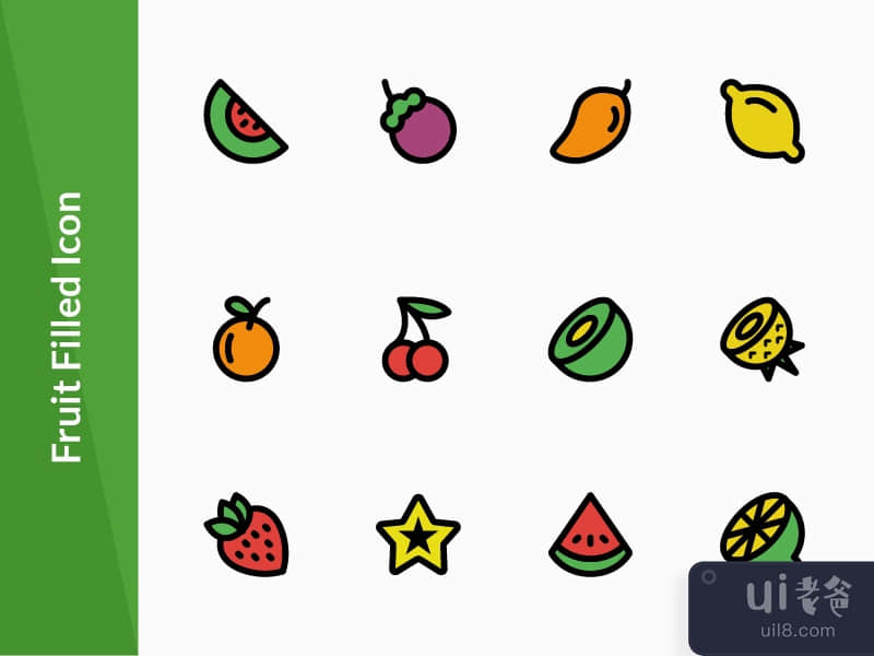 Fruit filled icon