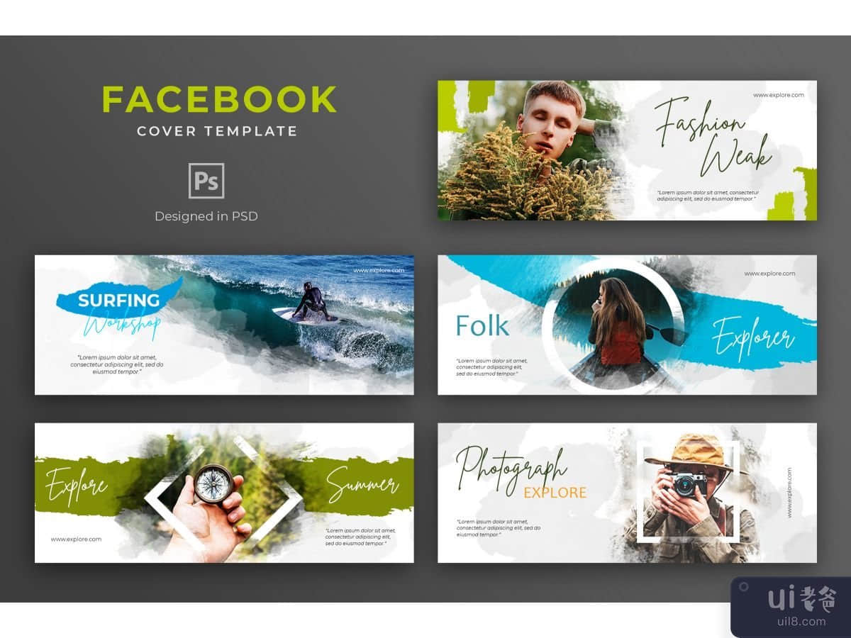 Facebook Cover Template Fashion