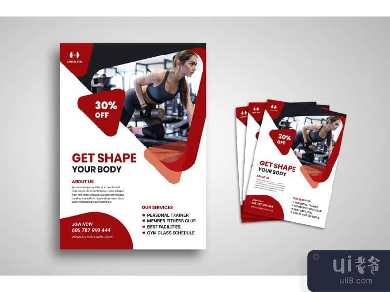Flyer Template Fitness & Personal Trainer
