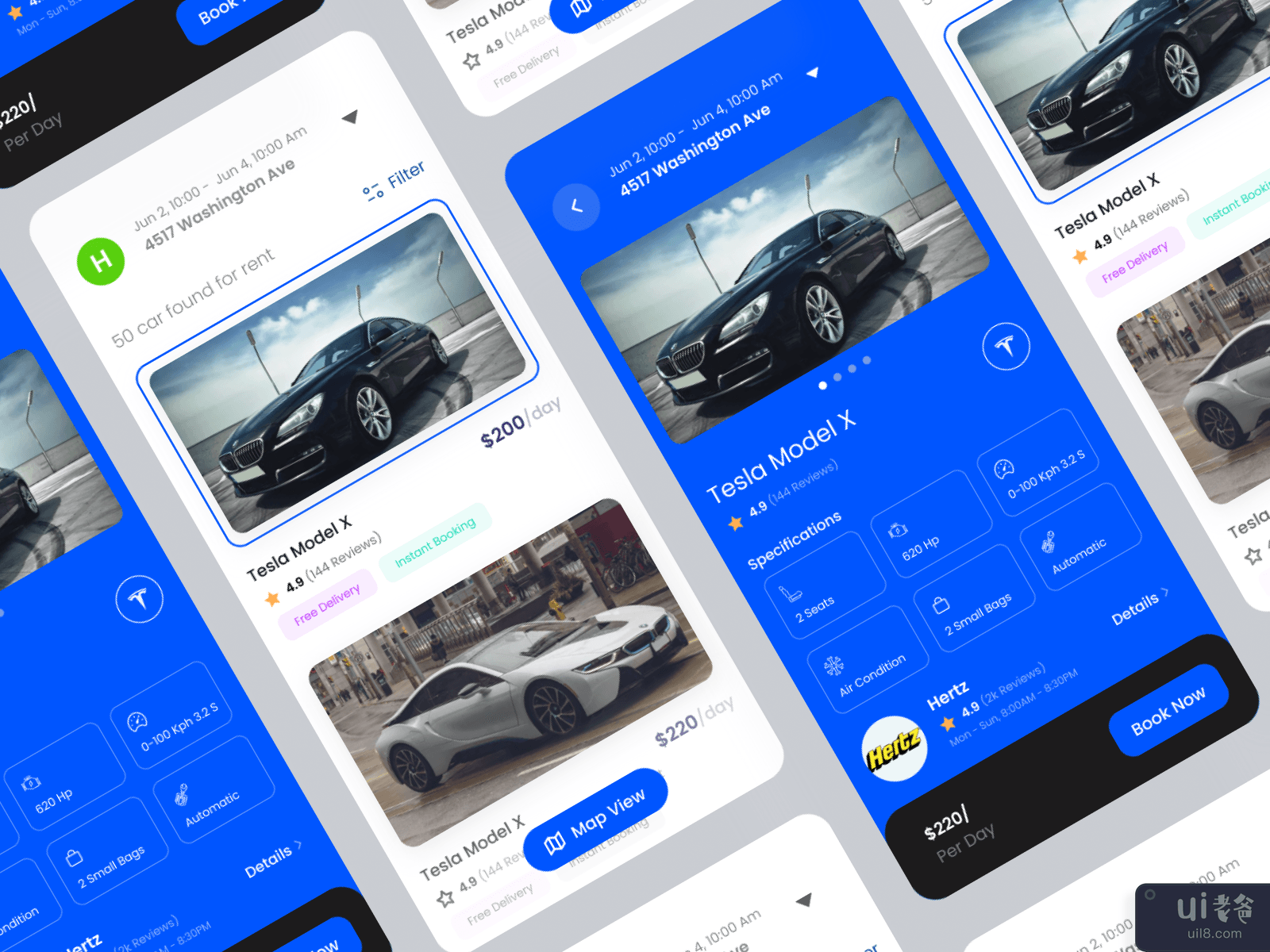 Car Rent App  - Mobile Booking App