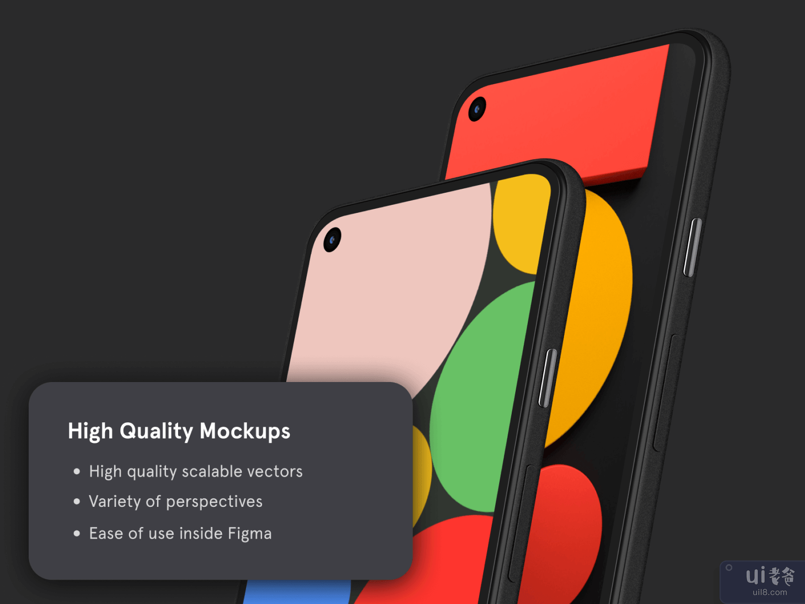 Google Pixel 5 Figma 模型(Google Pixel 5 Figma Mockups)插图3