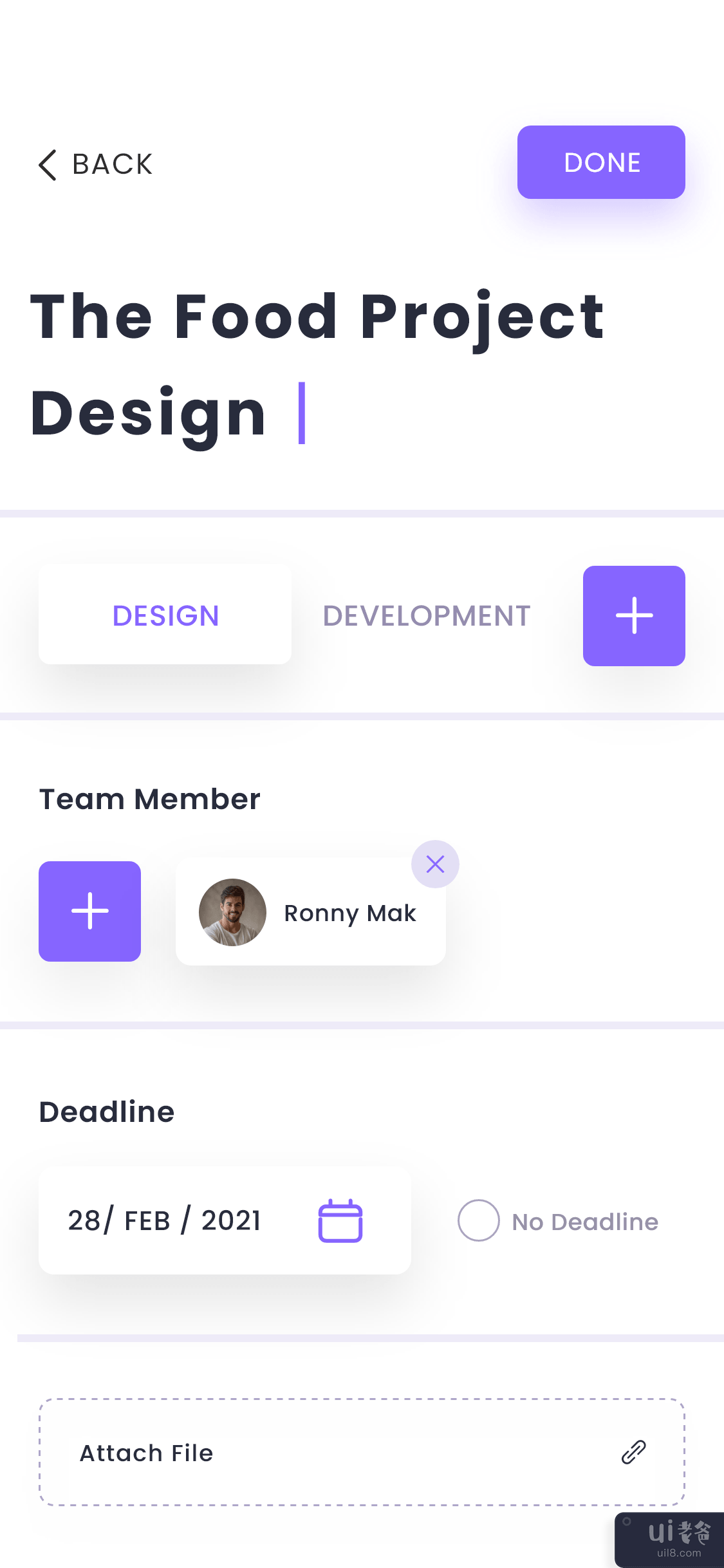 团队合作应用程序设计(Team Work App Design)插图1