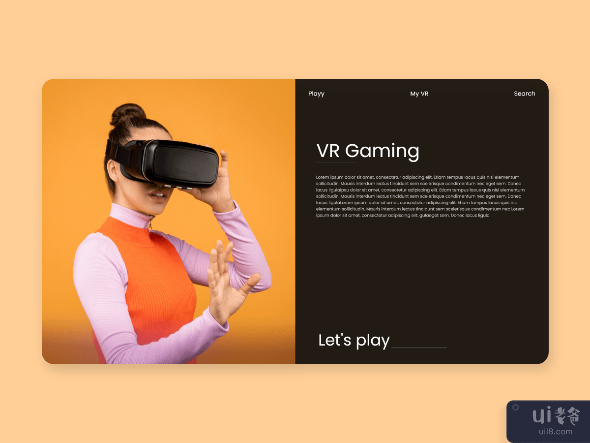 VR Web Concept Dark