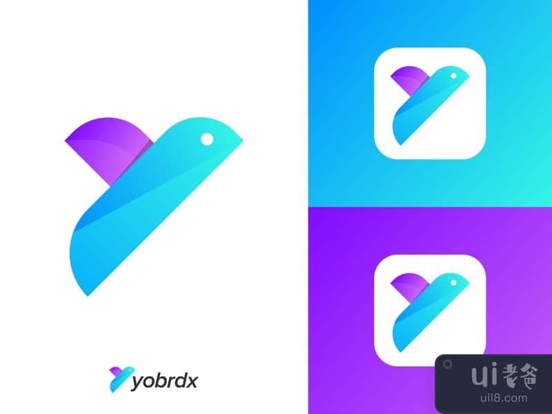 Modern Logo Branding - (Y + Bird) Concepts 
