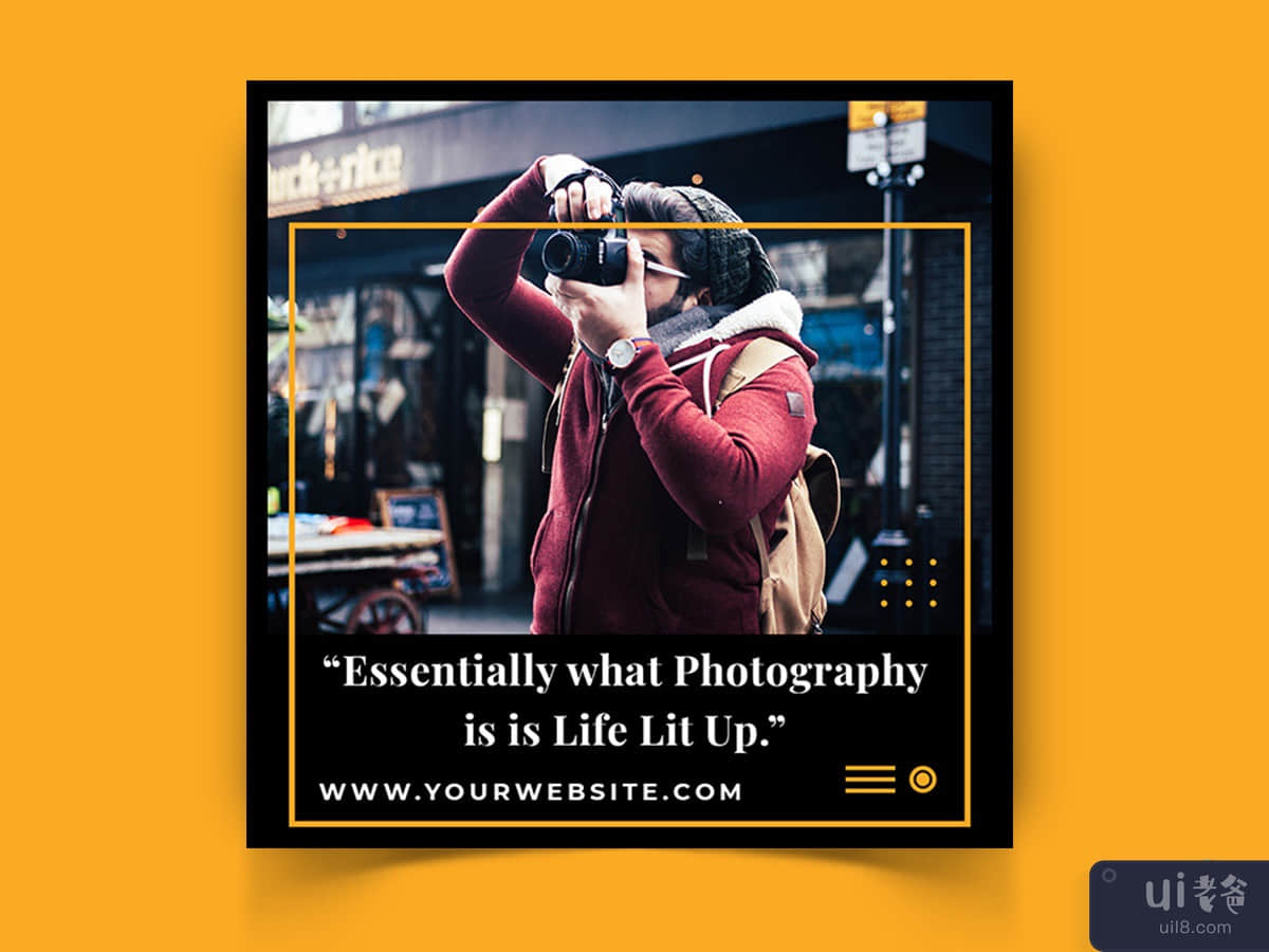 Photography Social Media Post Template