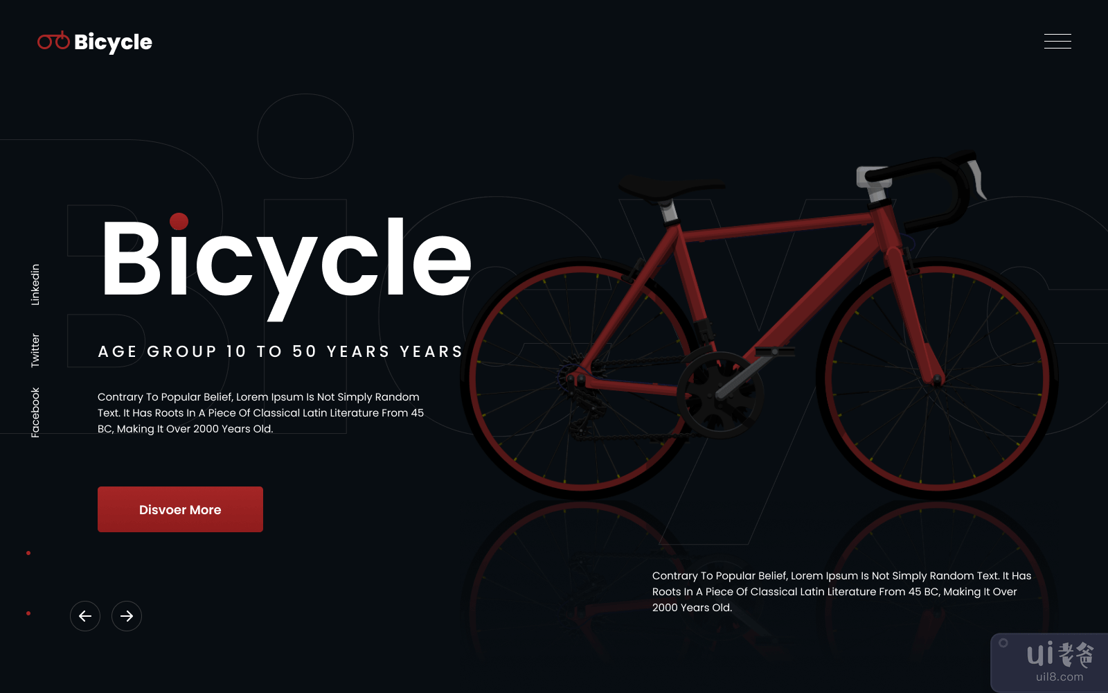 自行车网页(Bicycle Web Page)插图