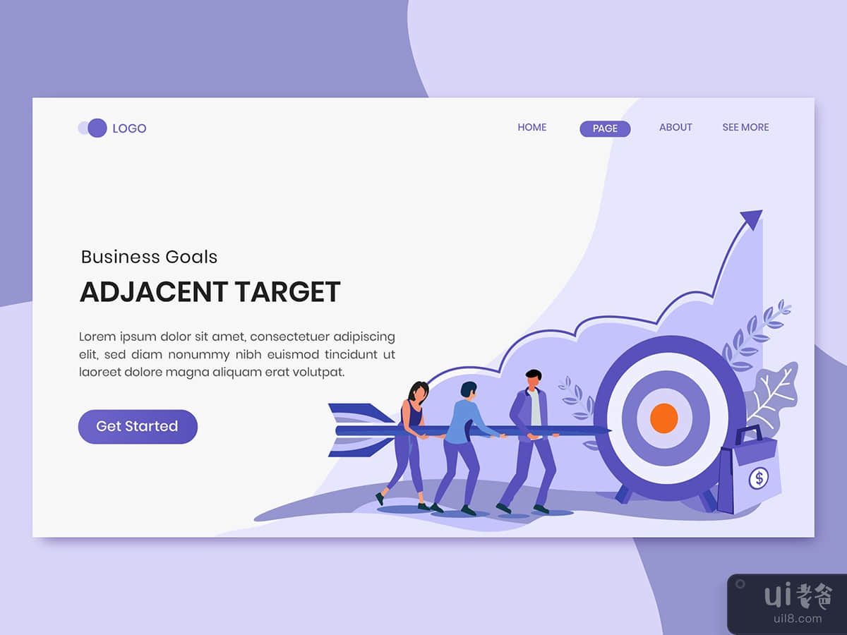Adjacent Targets Marketing Landing Page