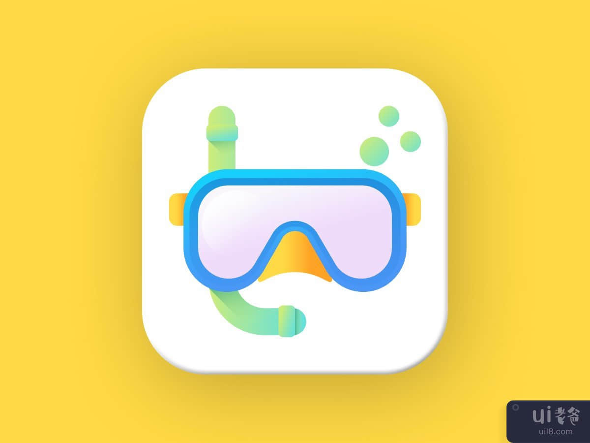 浮潜标志(Snorkel Logo)插图1