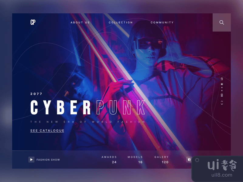 Cyberpunk - Hero Section