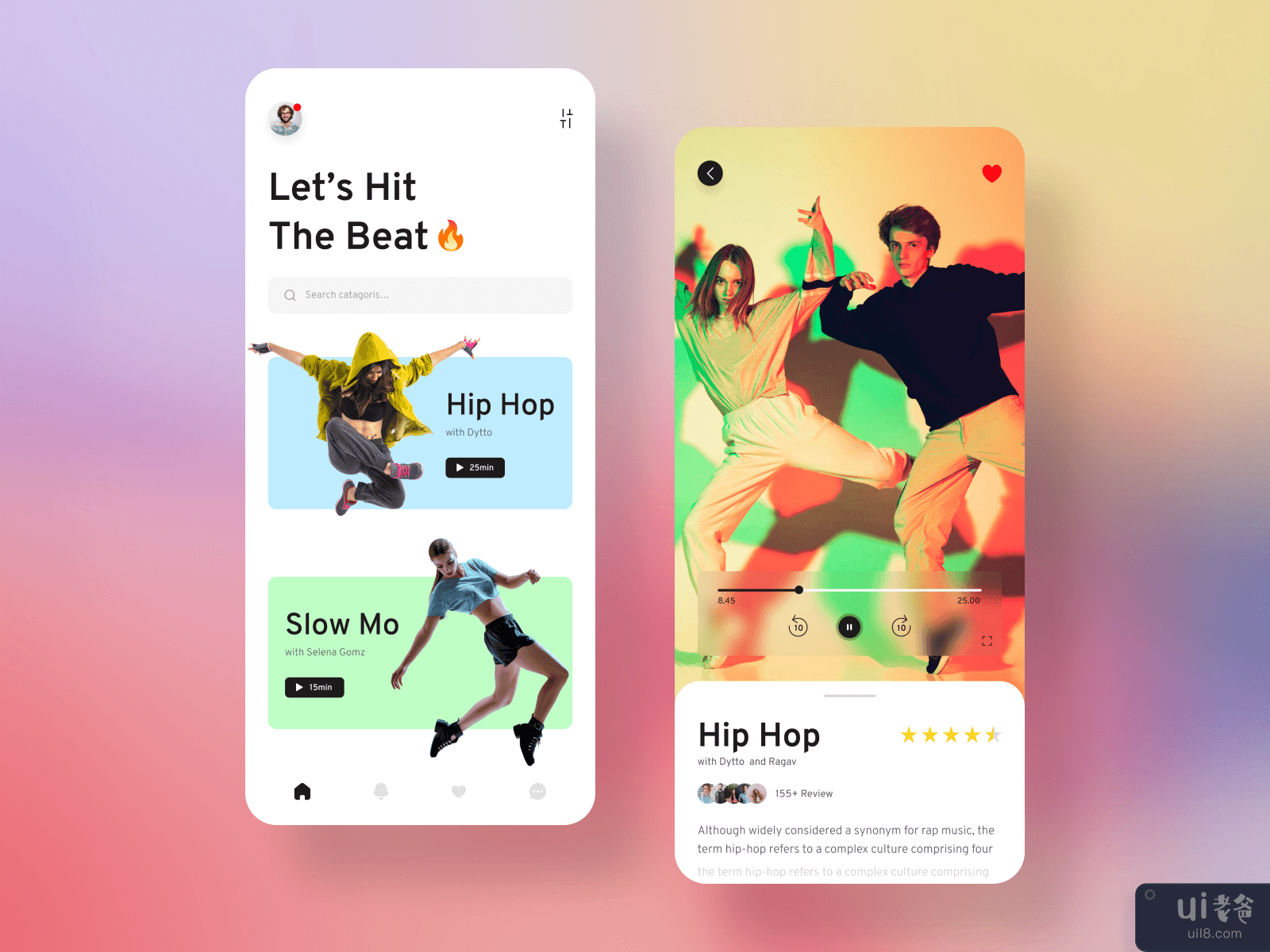 Dance Learning App UI