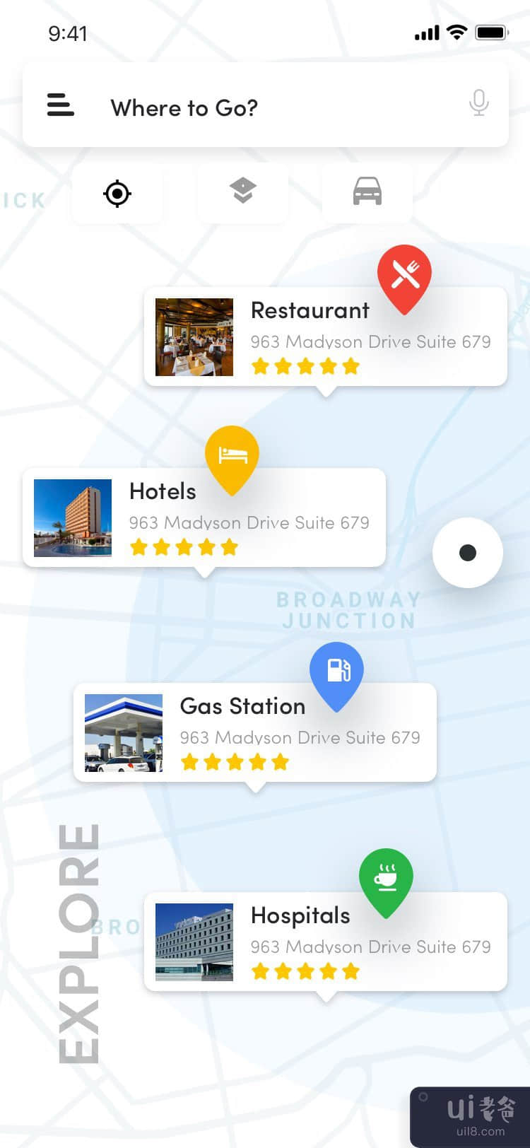 谷歌地图重新设计(Google Map redesign)插图1