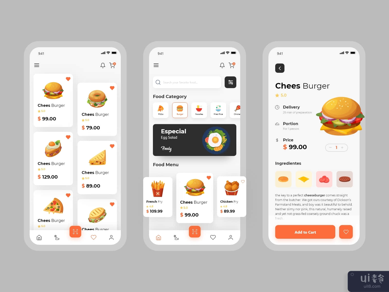 烹饪应用程序设计(Cooking App Design)插图