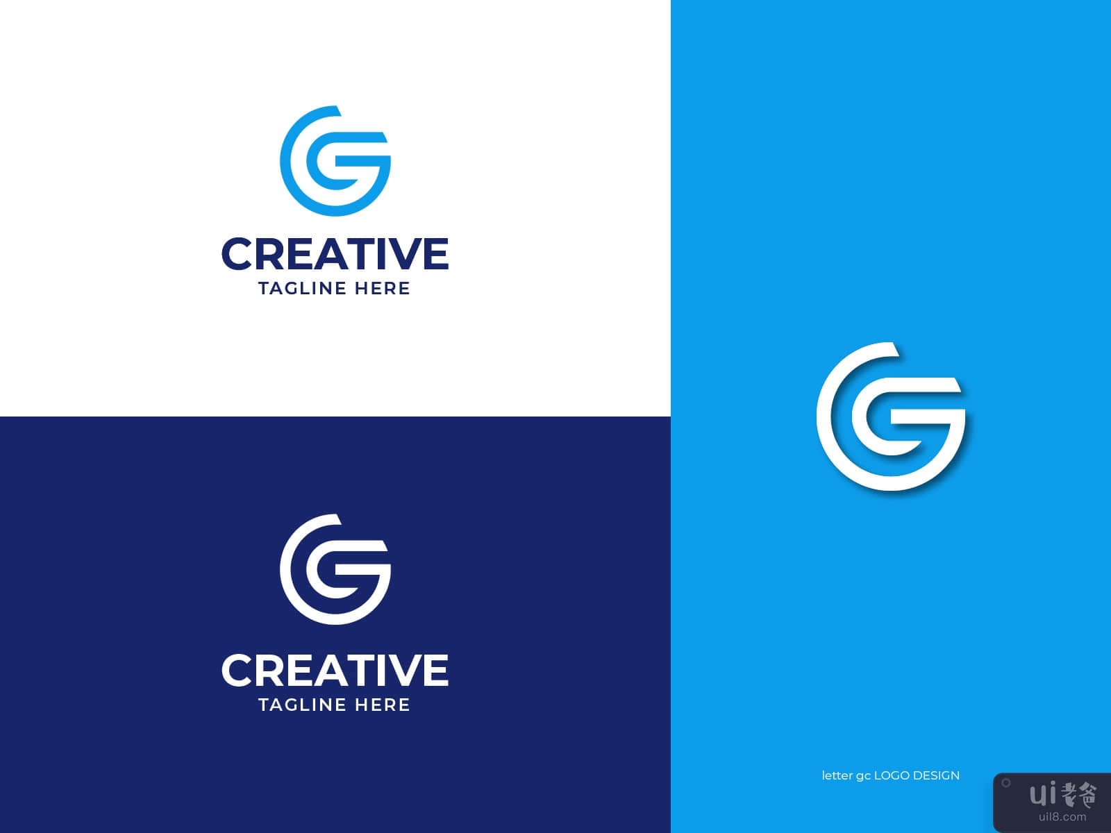 Letter GC Logo Design
