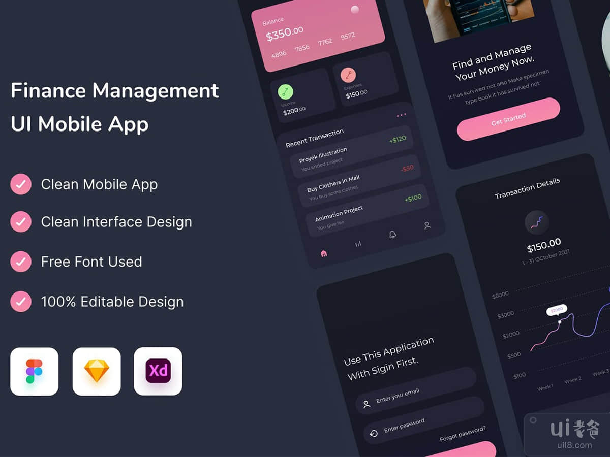 Money Management UI App