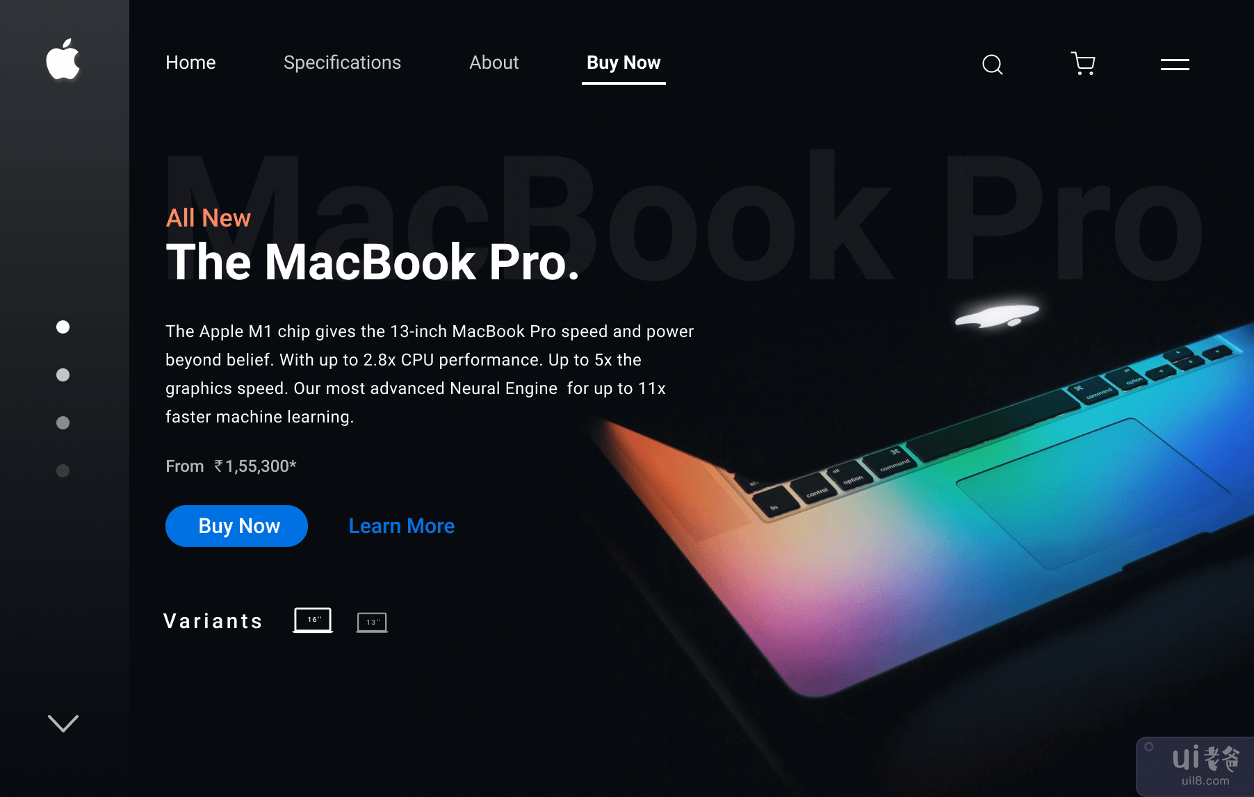 Macbook 登陆页面(Macbook Landing Page)插图