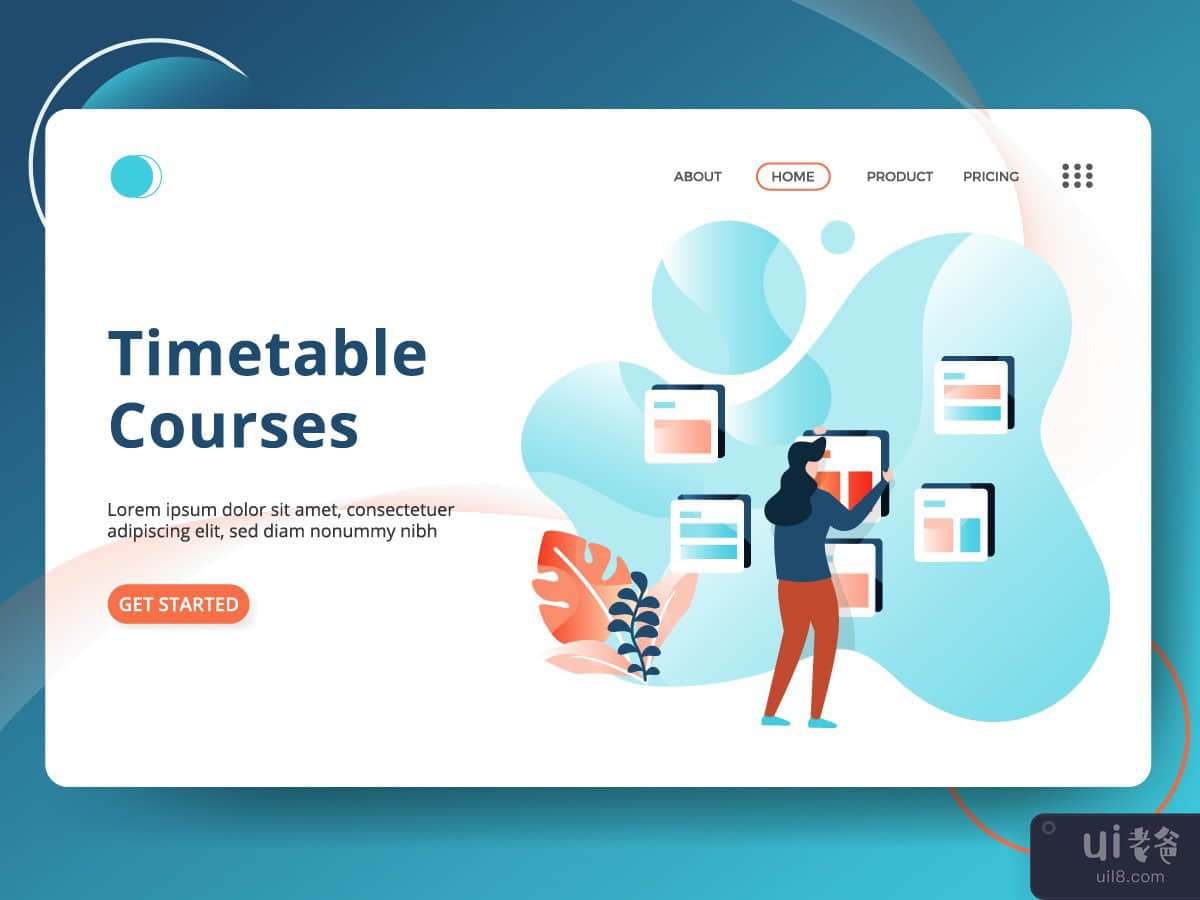 Landing Page Timetable Courses
