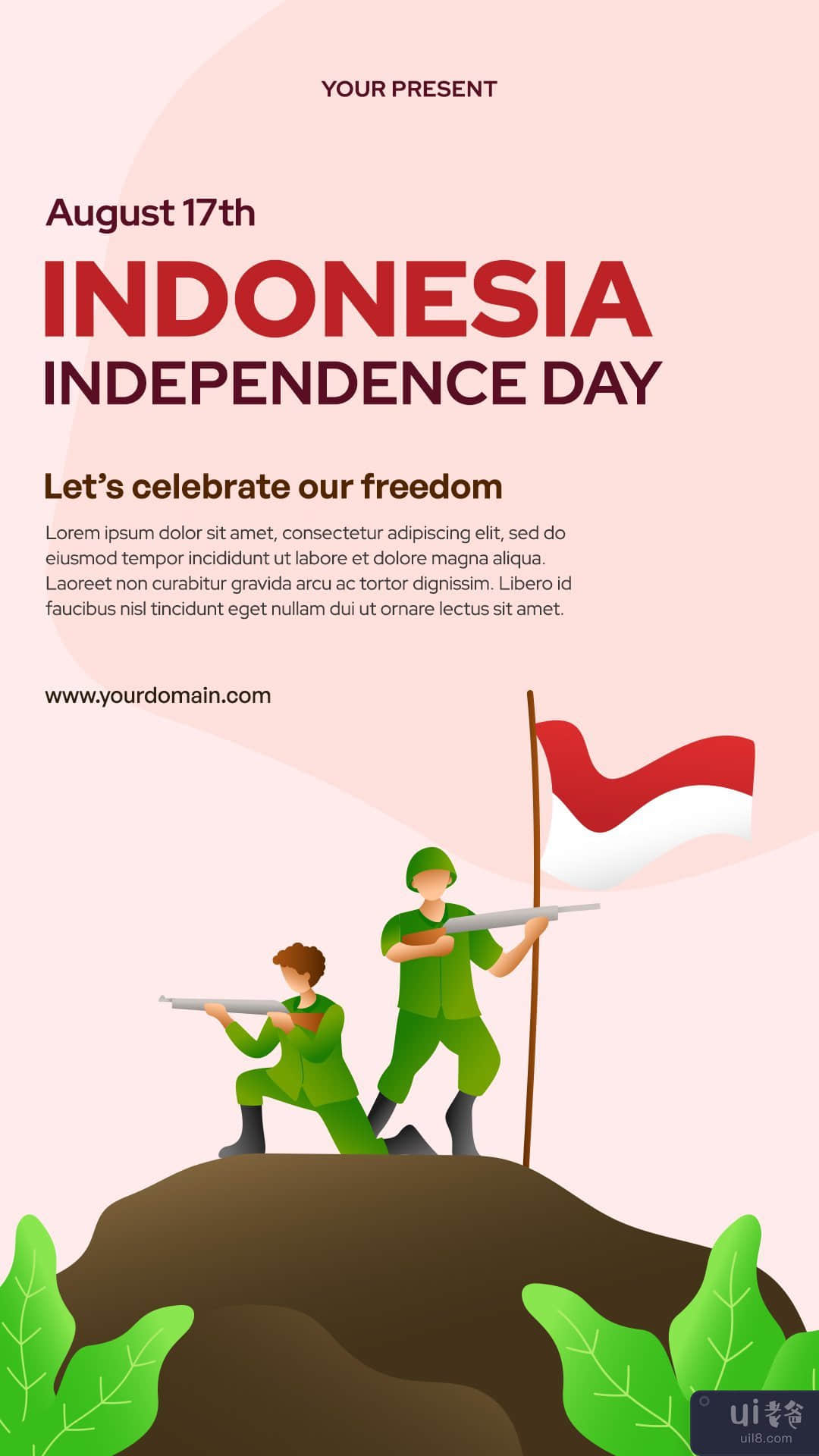 印度尼西亚独立日 Instagram 故事(Indonesian Independence Day Instagram Stories)插图5
