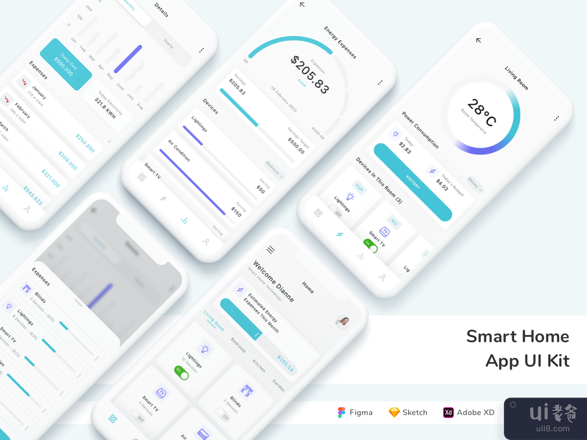 Smart Home App UI Kit