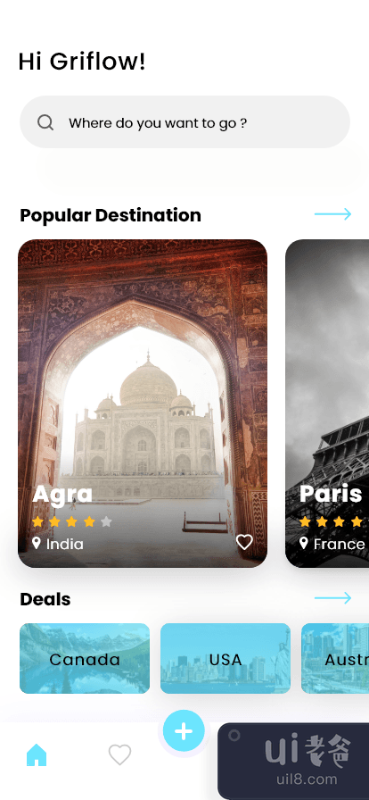 旅游应用 UI 套件(Travel App UI Kit)插图1