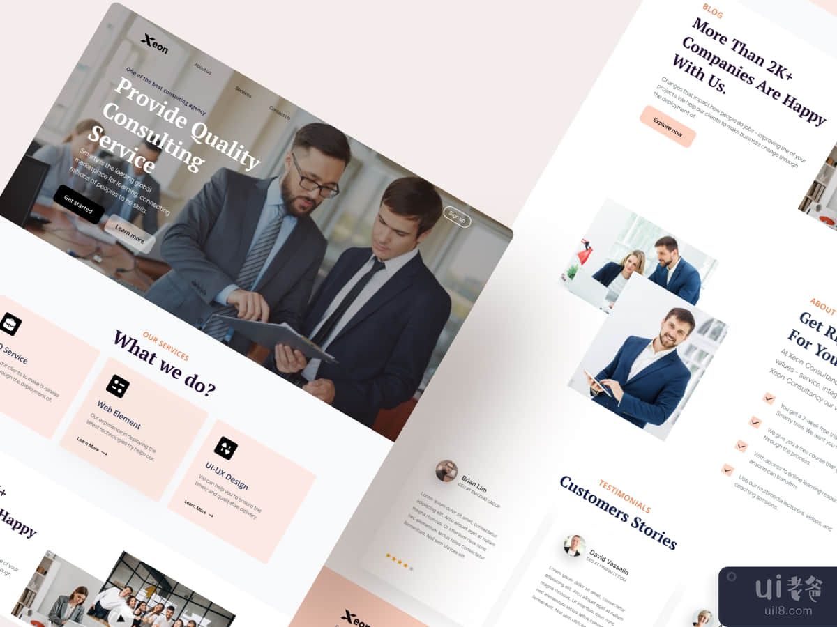 Business Consulting - Landing Page