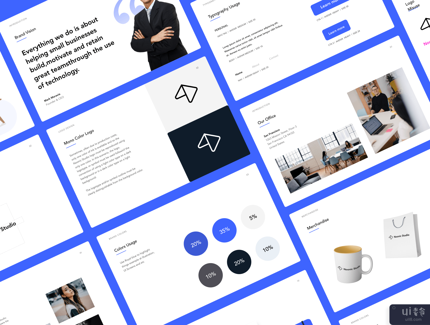 Noonic - 品牌识别和风格指南(Noonic - Brand Identity & Style Guide)插图3