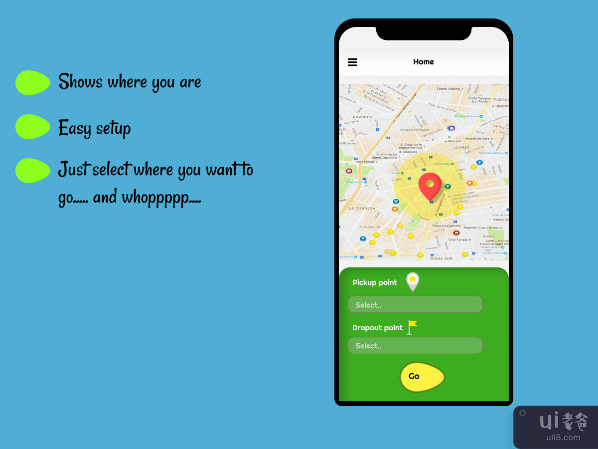 出租车预订应用程序(Taxi booking App)插图1